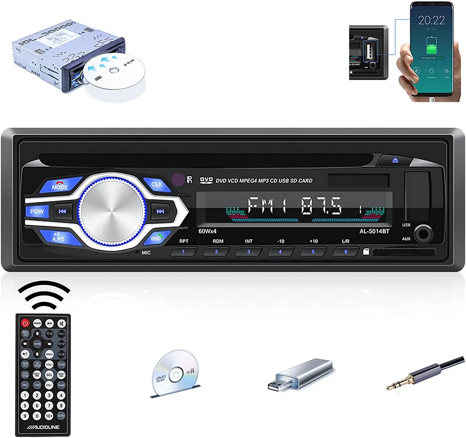 CD, DVD, MP3 & AUDIO
