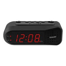 Sharp Digital Alarm Clock Black 20-9525364-78247.jpg