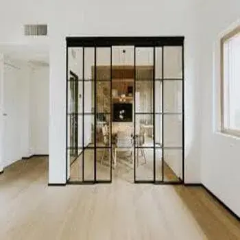 Black Hinged UPVC Partition Door, For Office, Size/Dimension: 10 Feet PartitionDoor2-8252775-18134.webp