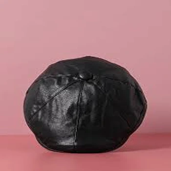 Stylish Leather Beret Cap beret-cap48-5262243-77010.webp