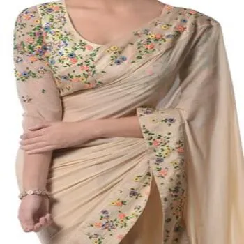 Classic Beige Hue Embroidery Sarees classic-embroidery-sarees10-520737-66882.webp
