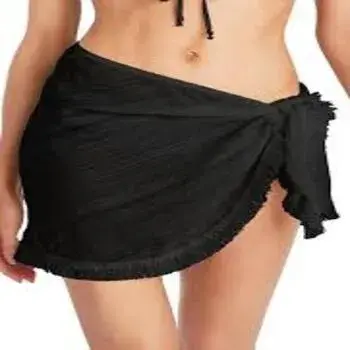 Solid Black Cotton Pareu cotton-pareos2-5100903-54215.webp