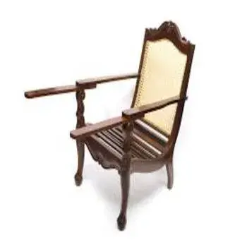 Wooden Cane Wood Dining Chairs, With Long Armrest cw7-9499121-40754.webp