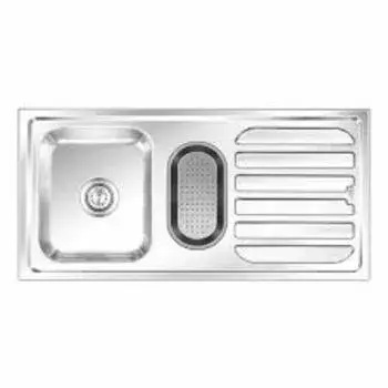 Stainless Steel Single Bowl Sink With Drainboard drain-sink10-6285571-46227.webp