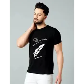 Men Printed Black T Shirt men-printed-t-shirt-1-8103974-32881.webp