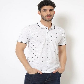 White Color Collar Neck Printed Men T- Shirt men-printed-t-shirt-2-6884560-83135.jpg