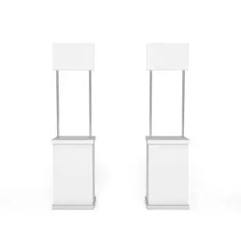 Metal Newspaper Display Stand, For Advertise np2-814285-26347.webp