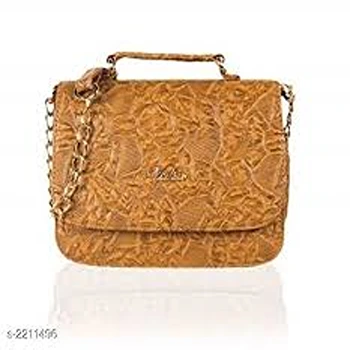 Compact Yellow Pu Sling Bag for Ladies polyutherene-sling-bag28-7106284-14979.webp