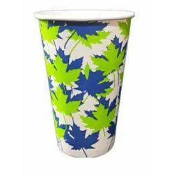 Green And Blue Leaf Printed Thermocol Glasses thermocol-glasses10-6475892-4433.webp
