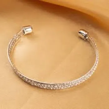 Unique Designs White Gold Bangles white-gold-bangles-44-7396490-60412.webp