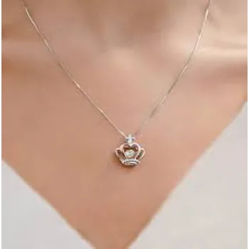 Shiny Look White Gold Pendant white-gold-pendant-13-9472449-69122.webp
