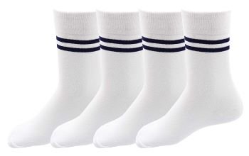 School Socks zokni-kid-s-boys-and-girls-combed-cotton-white-socks-with-blue-strips-regular-length-school-socks-daily-essentials--2860845-76702.jpg